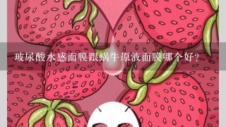 玻尿酸水感面膜跟蜗牛原液面膜哪个好？