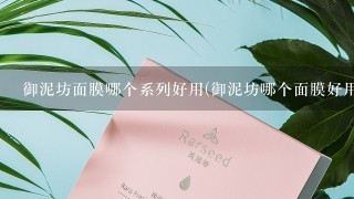 御泥坊面膜哪个系列好用(御泥坊哪个面膜好用吗)