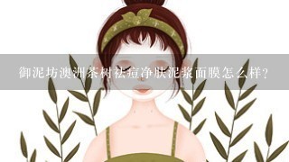 御泥坊澳洲茶树祛痘净肤泥浆面膜怎么样？